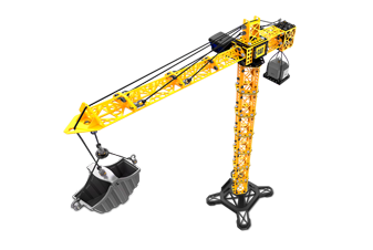 Machine Maker<sup>™</sup> Apprentice Tower Crane With Fork Lift